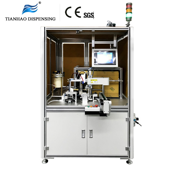 Full automatic thread coating Machine for anaerobic adhesive